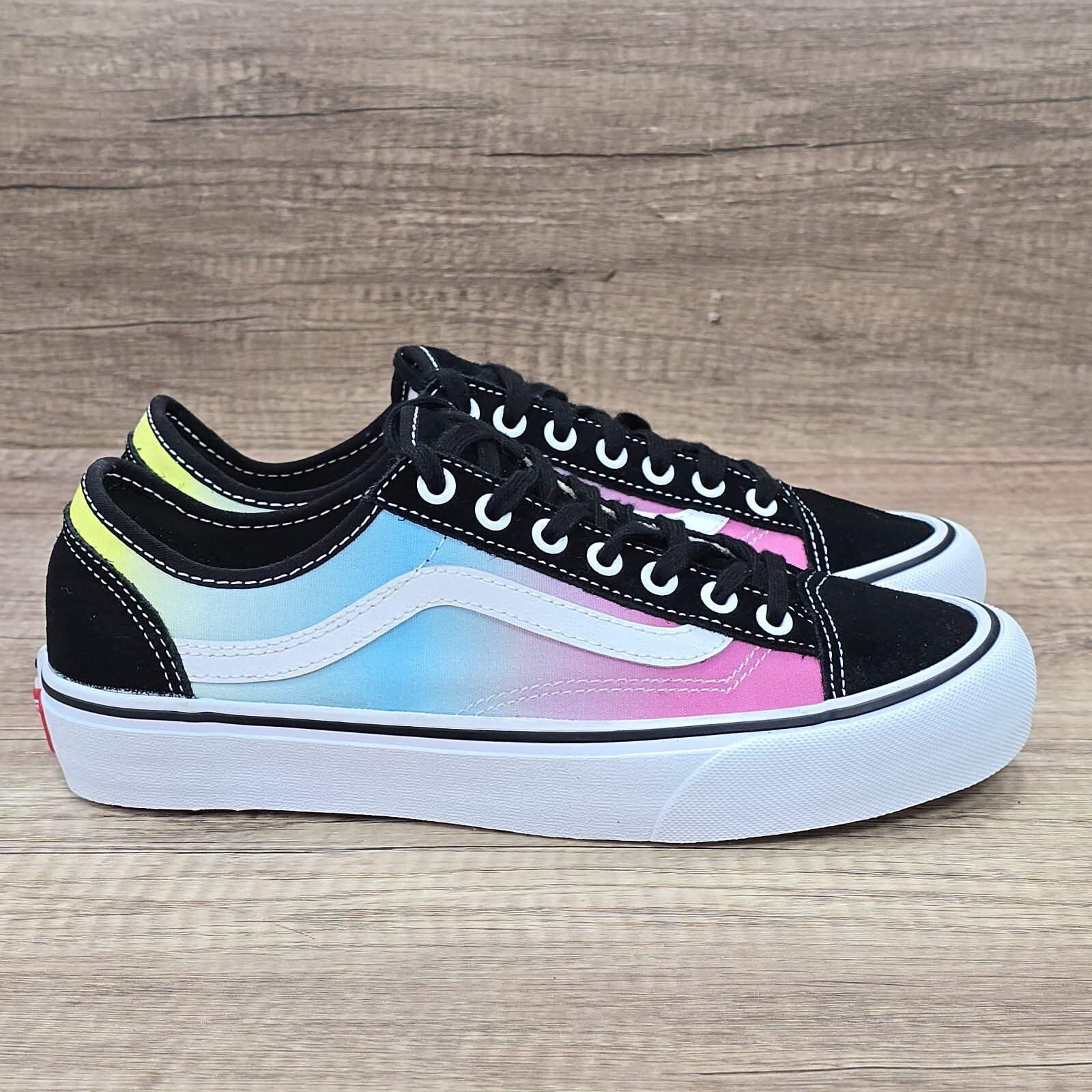 SAOLA Vans Style 36 Ultracush Uomo Taglia 7.5 Ombre Scarpe da Skate Sneakers (500714) NUOVE