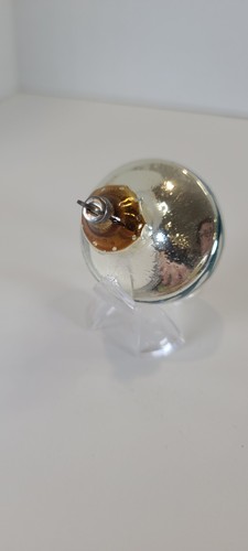 Vintage Christmas Tree Ornament Germany Blown Glass Lantern Chandelier Fluted 4" - Picture 5 of 16