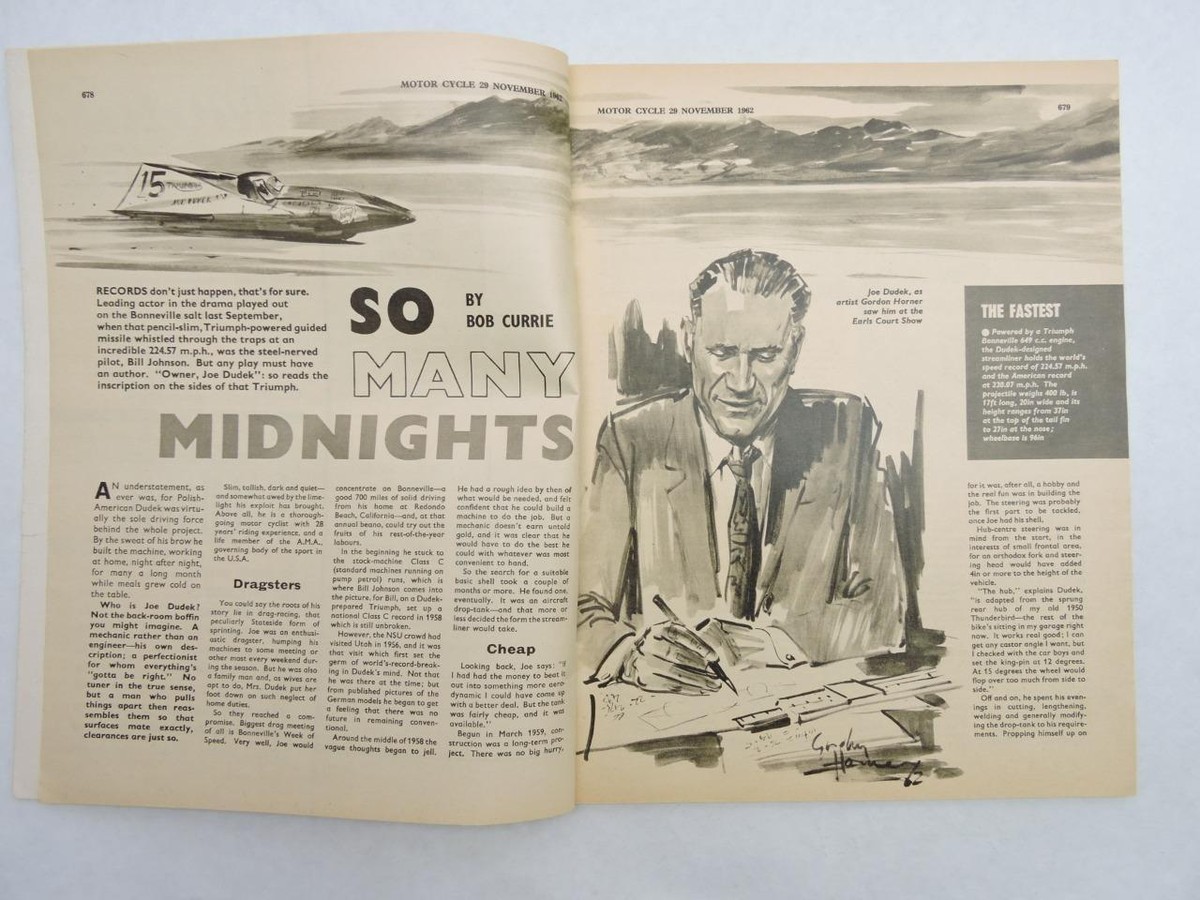 November 29 1962 Motorcycle Magazine British Expert's Trial Honda