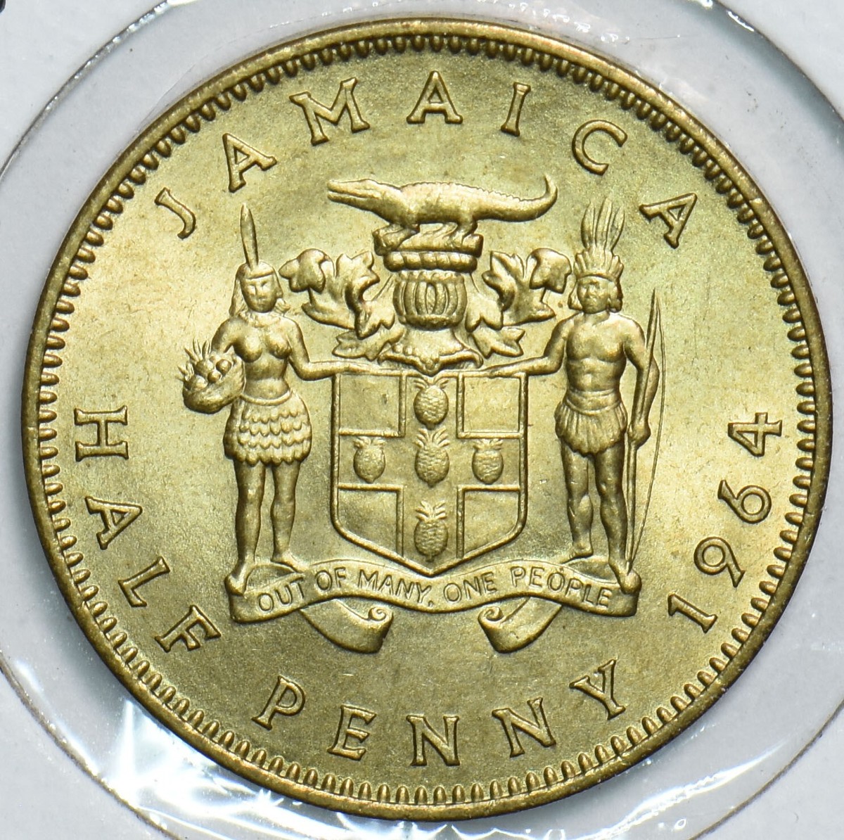 Jamaica 1964 1/2 Penny 153855 combine shipping | eBay