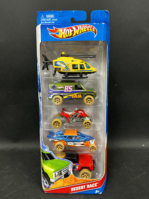 Mattel Hot Wheels Desert Race (2011) 5 Car Pack [Sealed, In Box