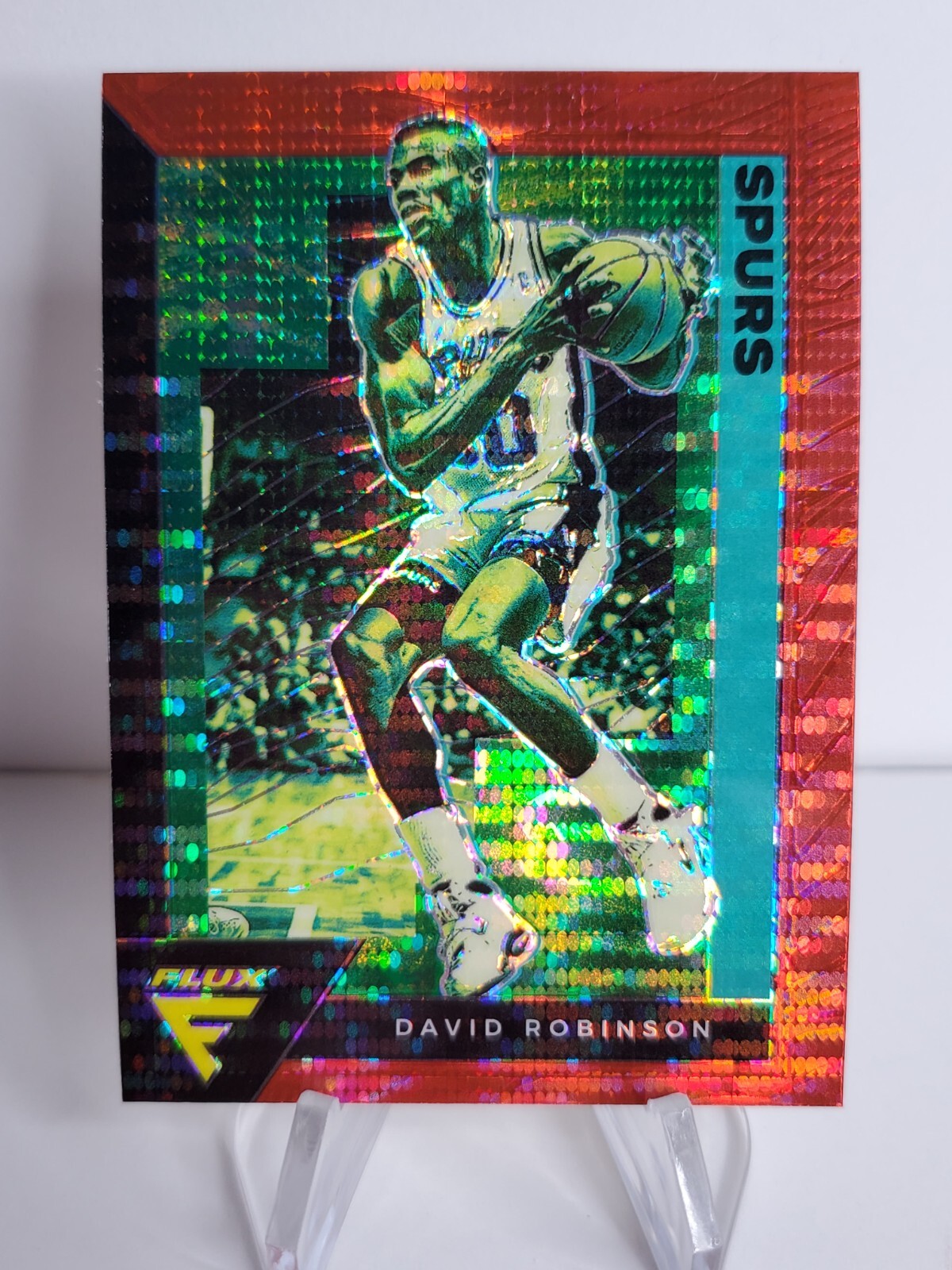2020-21 Panini FLUX "DAVID ROBINSON" #185 RED PULSAR SSP Target Excl! SPURS!🔥