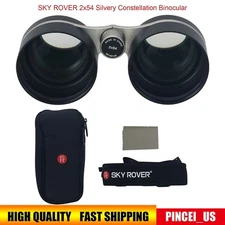 SKY ROVER 2x54 Silvery Constellation Binocular 36°FOV Astronomical Telescope
