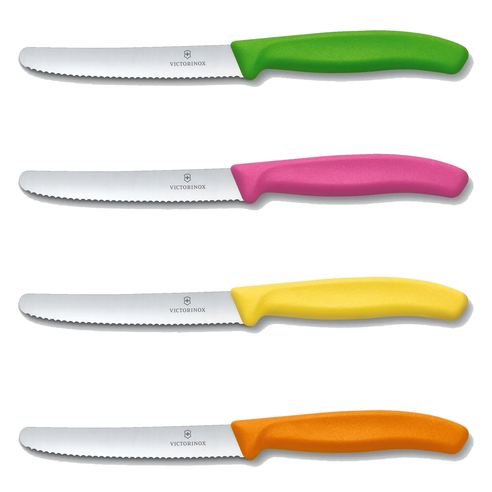 Couteaux de table et à tomates Victorinox 11 cm assortis - Boîte 6.7899