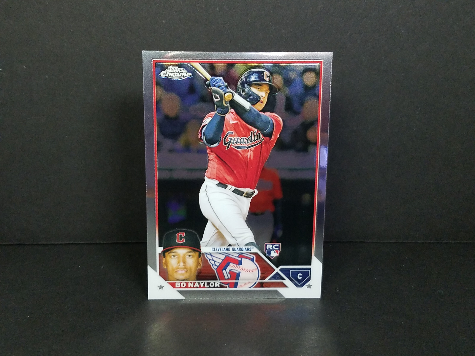 2023 Topps Chrome #54 Bo Naylor, Cleveland Guardians (RC) - Base Rookie Card
