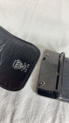 GUCCI Wide Gray Lizard and Leather Women display picture 2