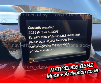 Mercedes Benz EUROPE COMAND NTG 5s1 Map Update + Activation Code Europe V18 2024