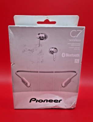 Pioneer SE-C7BT WEISS Bluetooth Hifi In-Ear Kopfhörer NFC /Brandneu -TATTY BOX