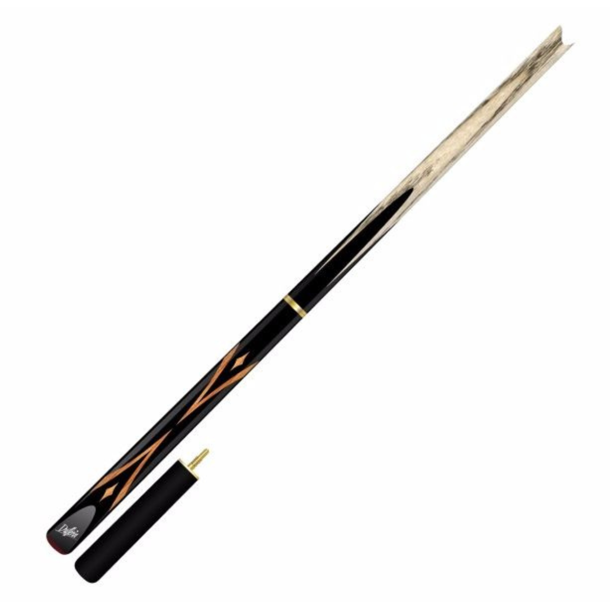 Dufferin Snooker Cue 3/4 Joint Medusa No.4 + Mini Butt - 57"" 145cm Tip Size 10mm
