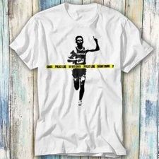 Banksy Marathon Runner Police Line T Shirt Meme Gift Top Tee Unisex 1217