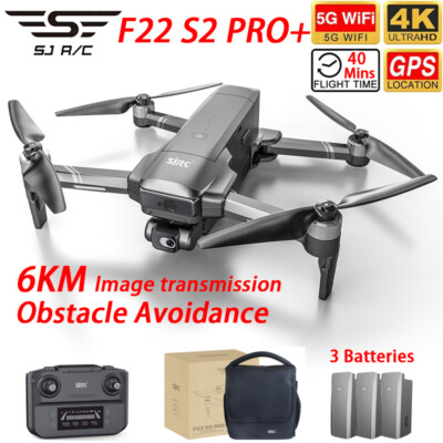 SJRC F22 S2 PRO+ Drone GPS EIS 4K HD Camera Obstacle Avoidance