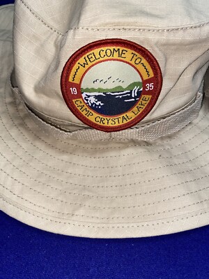 FRIDAY THE 13TH JASON VOORHEES Camp Crystal Lake Bucket Sun Hat
