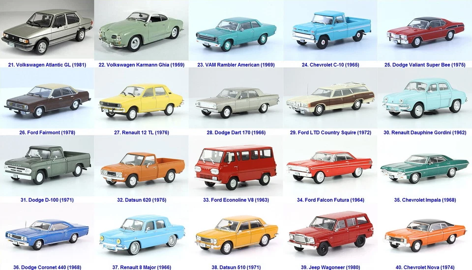Grandes Autos Memorables Mexico 1-43  DeAgostini    Altaya - Immagine 3 di 4