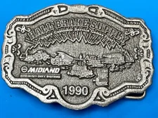 Hall Break Supply - Vintage 1990 Midland Tools Advertising Cd Hit Belt Buckle