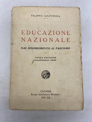 FILIPPO GIUFFRIDA - NATIONALE BILDUNG - MODERNE VERLAGSSTUDIE 1933