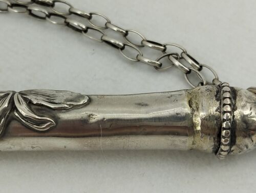 Judaica German Hallmarked Silver 800 Pointer Art Nouveau Design - Picture 6 of 10
