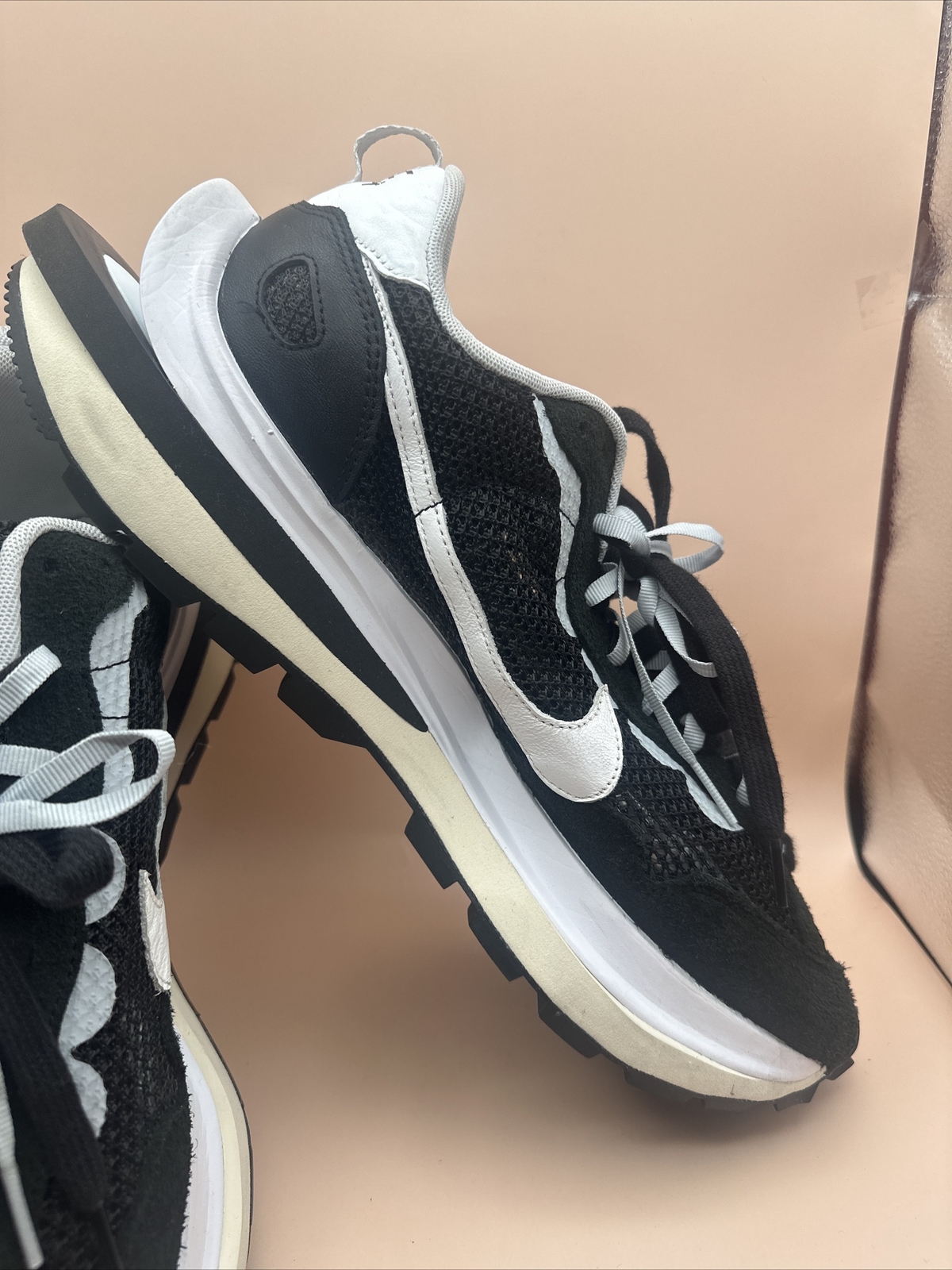 SACAI X NIKE Taglia 13 Nike sacai x VaporWaffle nero bianco