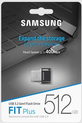 Samsung USB 3.1 Memory Stick Flash Drive PASSFORM Plus 256GB/512GB - 400 MB/s Typ-A