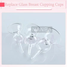Glass Breast Cupping Cups Replacement For Breast Enlargement Vacuum SPA Machine