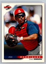 💎1996 Score Baseball Dugout Collection #302 Ivan Rodriguez - Texas Rangers💎