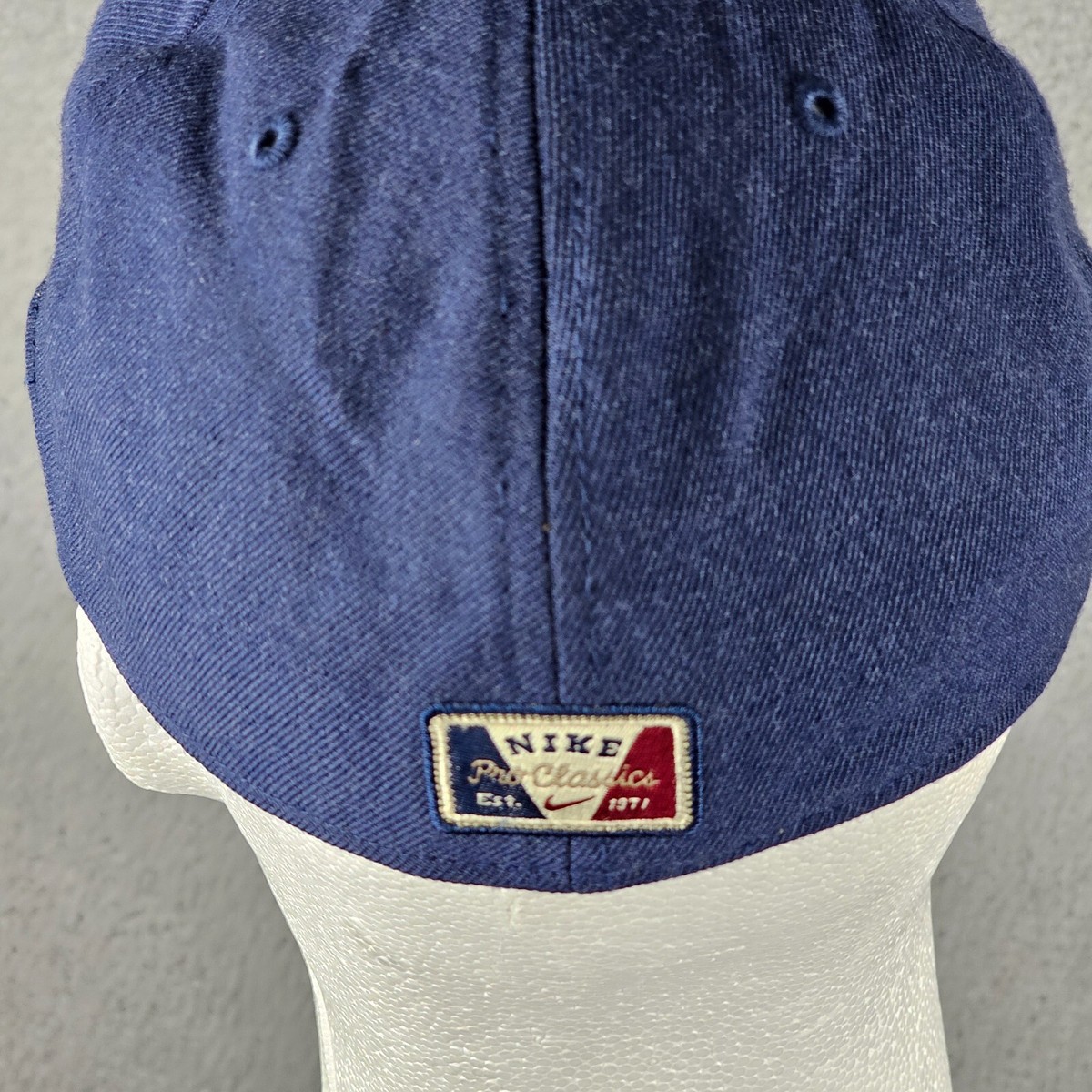 Vintage Nike Hat Cap Wool Fitted 7 3/8 White Swoosh 90s Y2K | eBay