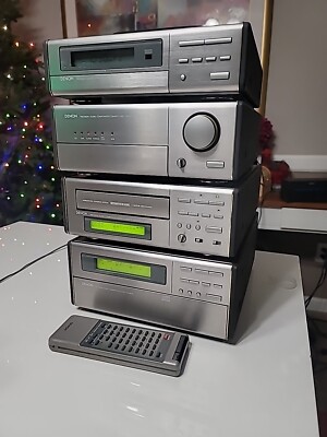 Vintage Denon AM/FM UTU-200 Cassette UDR-200 CD Changer UDCM-200 System UPA-200