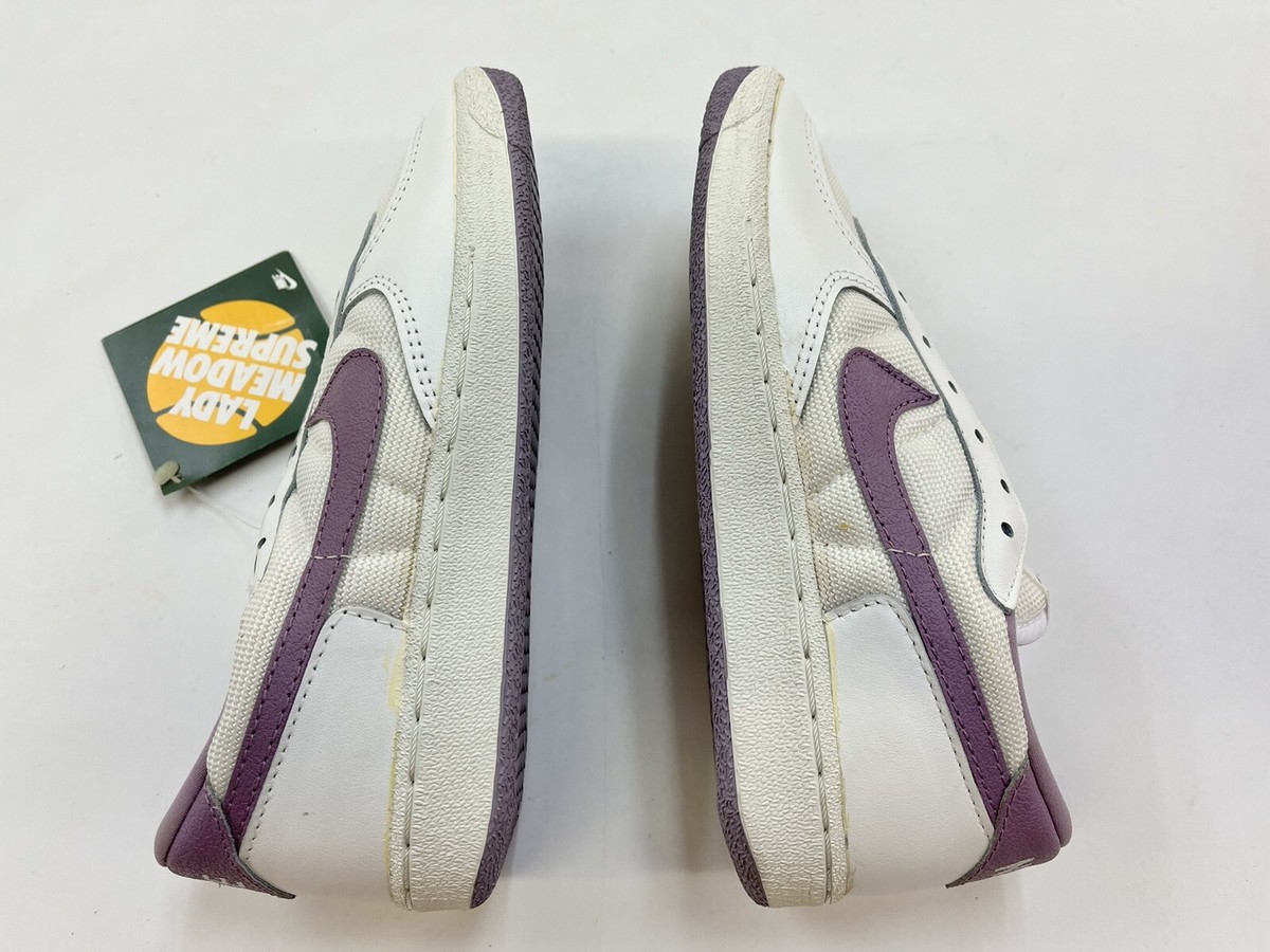 Vintage 1983 Nike Lady Meadow Supreme White Lilac sz 5 Tennis