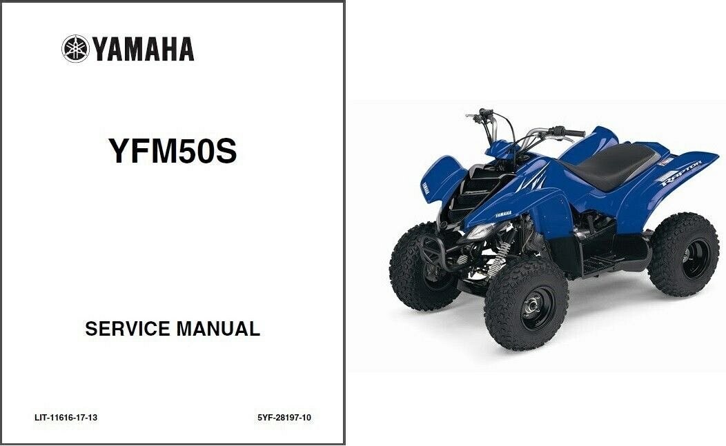 Yamaha YFM50 YFM 50 Raptor ATV Quad Repair Workshop Service Manual
