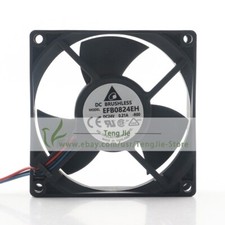 EFB0824EH-F00 DC24V 0.21A 5.04W 8025 80x80x25 3-Wire Axial Cooling Original Fan