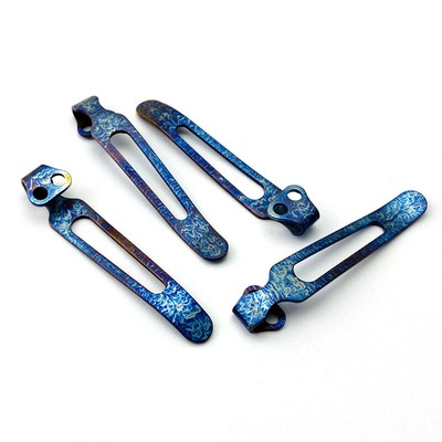 Titanium DIY Knife Folding Pocket Back Clip For Zero Tolerance ZT 0460 ZT0609