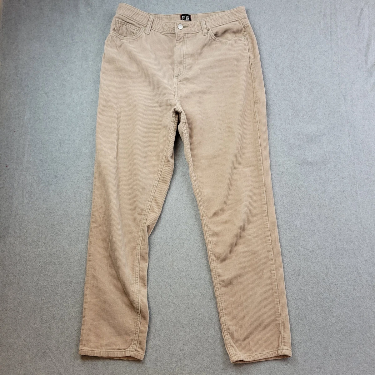 BDG Urban Outfitters Corduroy Pants Mom High Rise OB781164 Womens Size 31 Tan