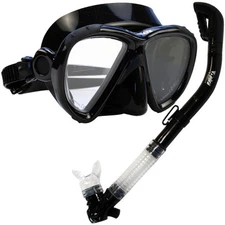 NEW Scuba Diving Matrix Mask Dry Snorkel Snorkeling Set