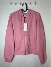 M&S - FULL ZIP HOODIE - SIZE M - PINK