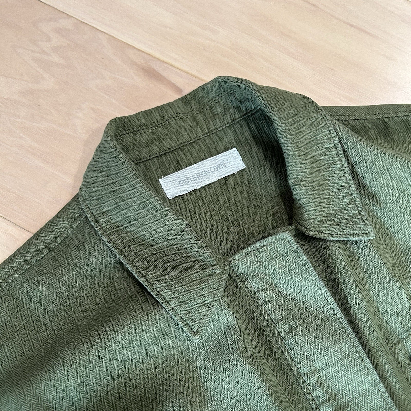 Outerknown Utility Green Jacket *Discoloration Wo… - image 3