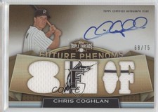 2011 Topps Triple Threads Future Phenoms Sepia 68/75 Chris Coghlan #131 Auto dd2