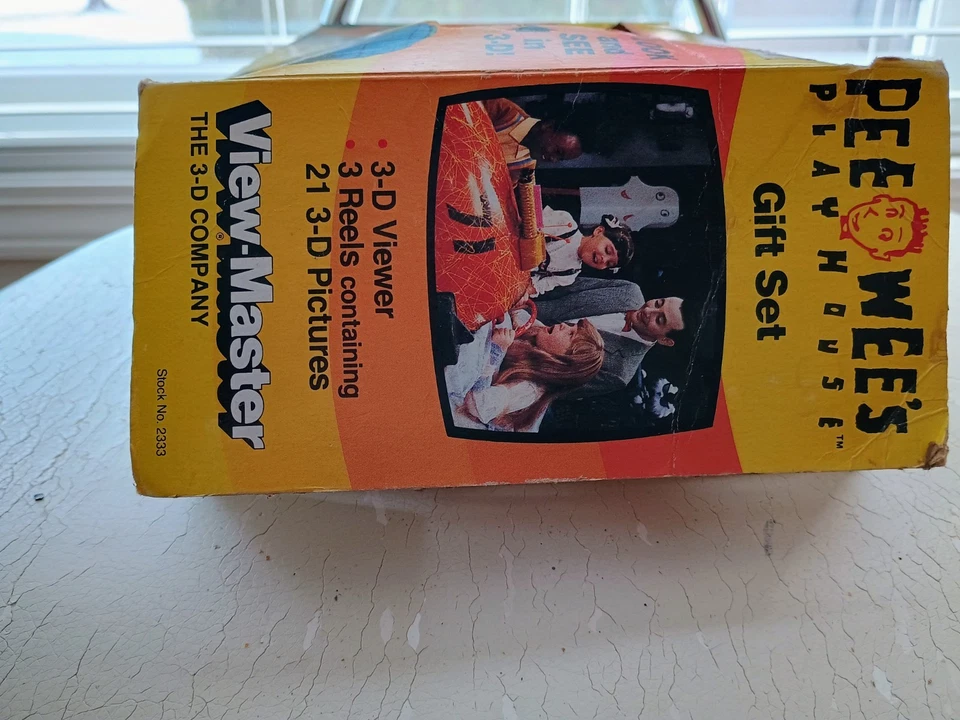 Juego de regalo completo View Master Pee Wee Playhouse 1988 vintage Foto 3 de 4