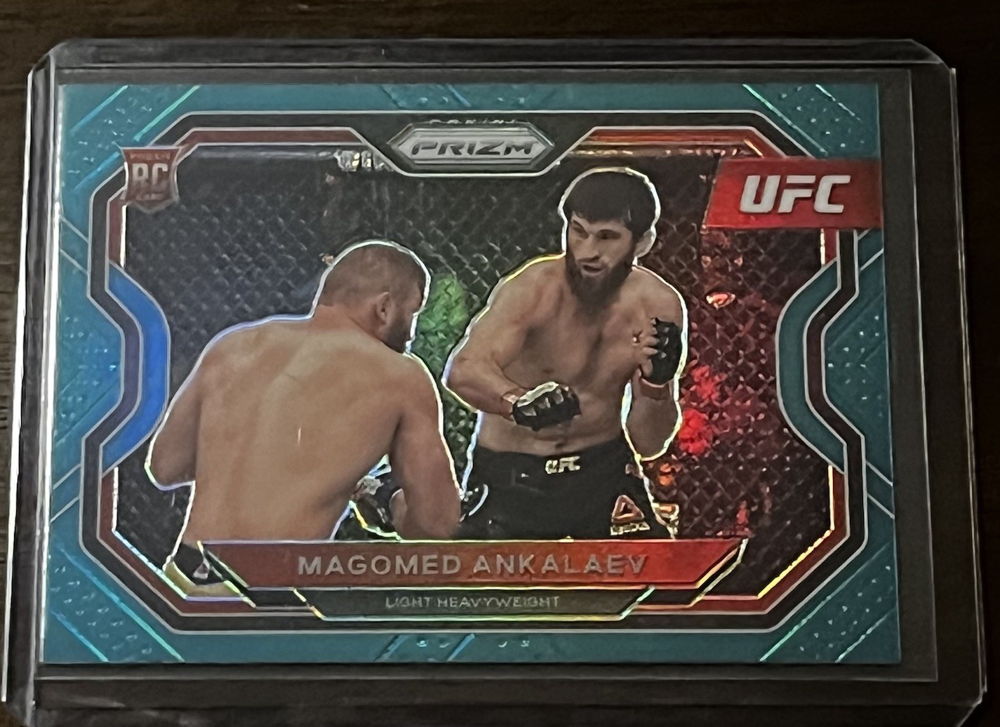 2021 Magomed Ankalaev Panini Prizm Teal /49 Rookie UFC