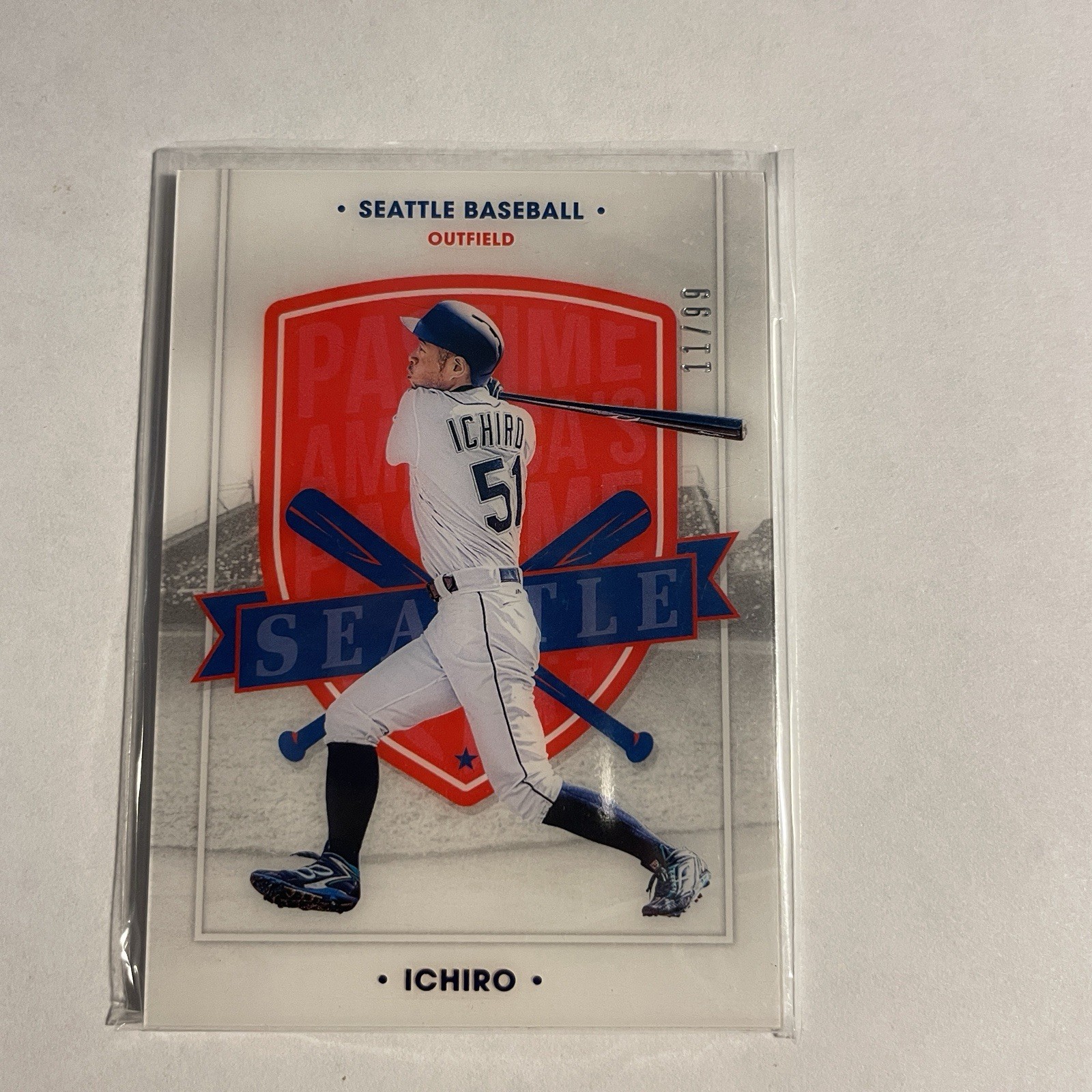 2021 Chronicles America's Pastime Ichiro Blue /99 #91 Seattle Mariners