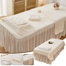 Set asciugamani spa salone di bellezza lenzuolo morbido cuscino copricapo asciugamano da bagno.