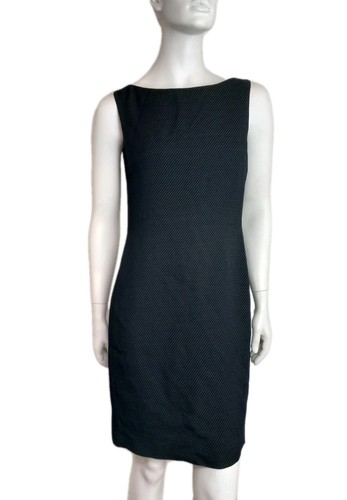 PENNYBLACK MAX MARA Kleid schwarz ärmellos Nadelstreifen tailliert 38/40 - Bild 1 von 6