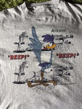 1992 Warner Bros Road Runner Wile E. Coyote Graphic T-Shirt