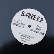 B-Free EP - I've Got A Feelin RARE WSCM1 1992 Old Skool Breakbeat Hardcore Rave