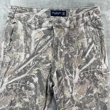 Abercrombie & Fitch pants Men 33x30 Loose athletic Workwear Camo Carpenter y2k
