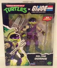 Playmates Teenage Mutant Ninja Turtles x G.I. Joe Dial-Tone Donnie NEW MIB