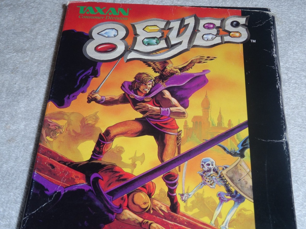 8 Eyes Nintendo NES Game Complete in box tested works video game