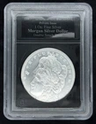 1887 Burnished 1 OZ Morgan Silver Dollar Double Struck Error Private Bradford