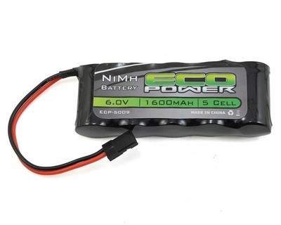 EcoPower NiMH Stick Empfänger Akku 1600mAh 6.0V ECP-5009 