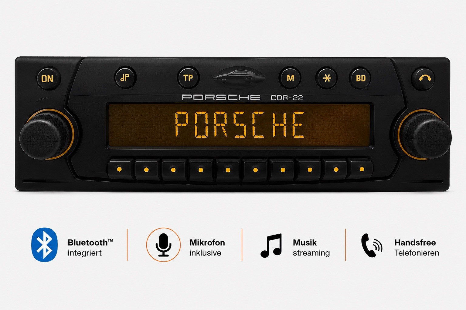 Autoradio Bluetooth Porsche 911 CDR-22 BE4467
