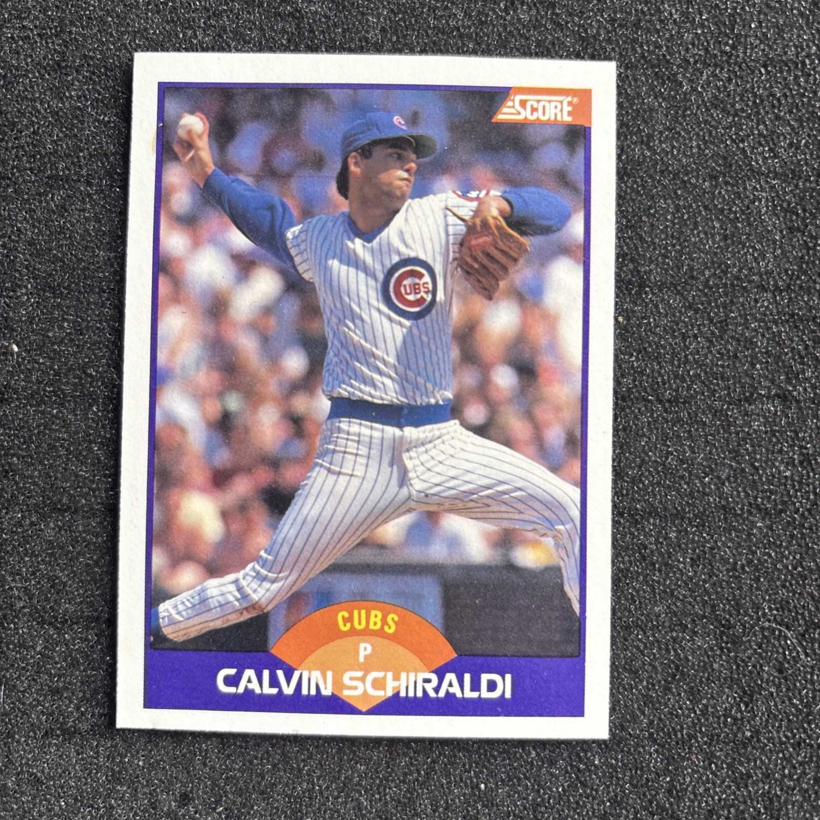 1989 Score - Calvin Schiraldi #321