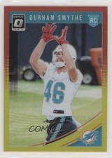 2018 Donruss Optic Rookies Red & Yellow Prizm Durham Smythe #135 k6j